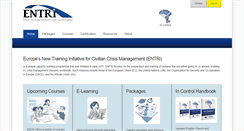 Desktop Screenshot of entriforccm.eu